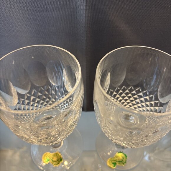 Set of 2 Vintage Waterford Crystal COLLEEN Short Stem CLARET Water Glass 4 3/4" - Picture 3 of 4
